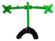 MonMount Dual LCD Freestanding Monitor Stand Up to 24 Inch Green LCD 6460G