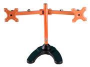MonMount Dual LCD Freestanding Monitor Stand Up to 24 Inch Orange LCD 6460O