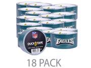 18 Pack Duck Brand 240491 Philadelphia Eagles 1.88 x 10 yd Duct Tape