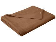 Impressions Twin Twin XL Metro Soft Cotton Throw Blanket Comfy For All Season Taupe