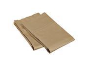 Impressions 400 Thread Count Pillowcases Premium Long Staple Cotton King Tan