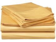 Impressions Single Ply Soft Sheet Set Premium Long Staple Cotton Twin XL Gold