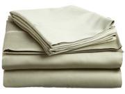 Impressions Single Ply Soft Sheet Set Premium Long Staple Cotton Twin XL Sage