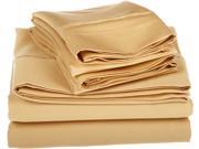 Impressions 1000 Thread Count Sheet Set Premium Long Staple Cotton Queen Gold
