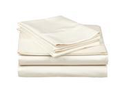Impressions 300 Thread Count Sheet Set Premium Long Staple Cotton Twin XL Ivory