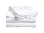 Impressions Full Sheet Set 300 Thread Soft Cotton Deep Pocket White