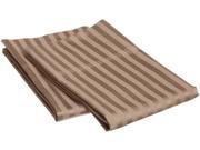 Impressions Striped 650 Thread Count Pillowcases Premium Cotton Standard Taupe
