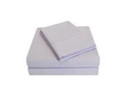 Impressions Split King Sheet Set 300 Thread Soft Cotton Deep Pocket PERCALE Lilac