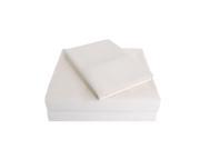 Impressions Full Sheet Set 300 Thread Soft Cotton Deep Pocket PERCALE Ivory