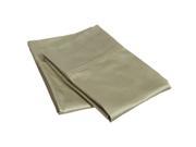 Impressions Standard Pillowcases 300 Thread 100% Premium Long Staple Combed Cotton 2 Piece Set Sage