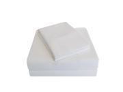 Impressions Twin XL Sheet Set 300 Thread Soft Cotton Deep Pocket PERCALE White
