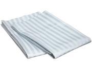Impressions Striped 650 Thread Count Pillowcases Premium Cotton King Light Blue