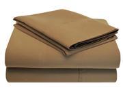 Superior 1200 Thread Count Sheet Set Cotton Rich Full Taupe
