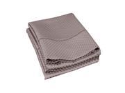 Impressions Checkered 800 Thread Count Pillowcases Set Cotton Blend Standard Grey