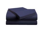 Impressions Soft Sheet Set Wrinkle Free Microfiber Deep Pockets King Navy Blue