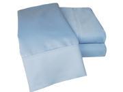 Impressions 1000 Thread Count Sheet Set Cotton Rich Twin XL Light Blue
