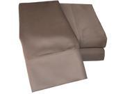 Impressions 1000 Thread Count Sheet Set Cotton Rich Split King Taupe