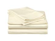 Impressions 500 Thread Count Sheet Set Long Staple Cotton Deep PocketKing Ivory