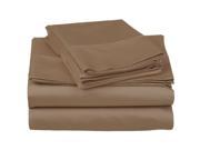 Impressions 500 Thread Count Sheet Set Long Staple Cotton Deep PocketKing Taupe