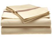 Impressions 300 Thread Count Sheet Set 100% Long Staple Cotton Cal King Honey Mocha