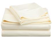 Impressions 600 Thread Count Sheet Set Cotton Rich Twin XL Ivory