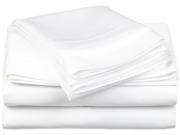 Impressions 600 Thread Count Sheet Set Cotton Rich Olympic Queen White