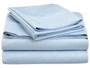 Impressions 600 Thread Count Sheet Set Cotton Rich King Light Blue