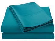 Impressions 600 Thread Count Sheet Set Cotton Rich King Teal