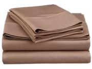 Impressions 600 Thread Count Sheet Set Cotton Rich Split King Taupe