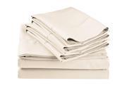 Impressions Embroidered Hem Stitch Sheet Set Extra Pillowcases Olympic Queen Ivory
