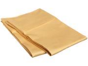Impressions Standard Pillowcases Wrinkle Free Microfiber 2 Piece Set Gold