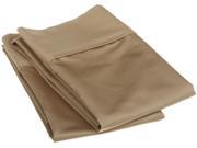 Impressions 1200 Thread Count Pillowcases Premium Long Staple Cotton Standard Taupe