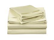 Impressions 650 Thread Count Sheet Set Premium Long Staple Cotton Olympic Queen Moss