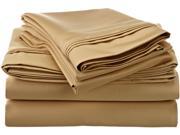 Impressions 1500 Thread Count Sheet Set Premium Long Staple Cotton Cal King Gold