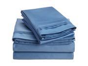 Impressions 1500 Thread Count Sheet Set Premium Long Staple Cotton Cal King Medium Blue