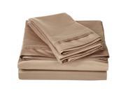 Impressions 1500 Thread Count Sheet Set Premium Long Staple Cotton Cal King Taupe