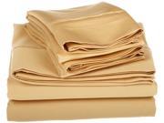 Impressions 1500 Thread Count Sheet Set Premium Long Staple Cotton Queen Gold