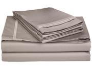 Impressions 650 Thread Count Sheet Set Premium Long Staple Cotton Queen Grey