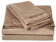 Impressions 1500 Thread Count Sheet Set Premium Long Staple Cotton Queen Taupe