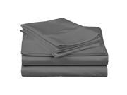 Impressions 400 Thread Count Sheet Set Premium Long Staple Cotton King Grey