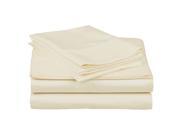 Impressions 400 Thread Count Sheet Set Premium Long Staple Cotton Cal King Ivory