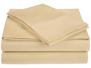 Impressions Full Sheet Set 450 Thread SUPIMA Cotton Deep Pocket 4 Piece Sand