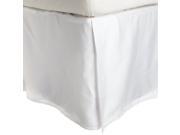 Impressions 2L Series Soft Wrinkle Free Microfiber Bed Skirt 15 Drop White King