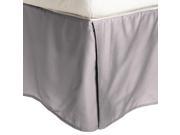 Impressions 2L Series Soft Wrinkle Free Microfiber Bed Skirt 15 Drop Grey Queen