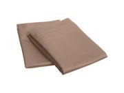 Impressions 1000 Thread Count Pillowcases Premium Long Staple Cotton Standard Taupe