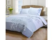 Impressions Sydney Embroidered Floral Duvet Cover Set Long Staple Cotton King Cal King