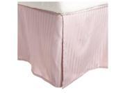 Impressions Striped Premium Premium Cotton Bed Skirt 300 Thread Count Lavender King