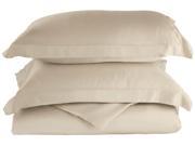 Impressions 300 Thread Count Duvet Cover Set Rayon From Bamboo King Cal King Ivory