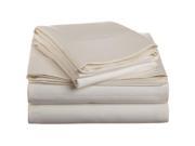 Impressions Luxurious 1500 Thread Count Sheet Set Long Staple Cotton Cal King Ivory