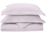 Impressions 1000 Thread Duvet Cover Set Premium Long Staple Cotton King Cal King Lilac